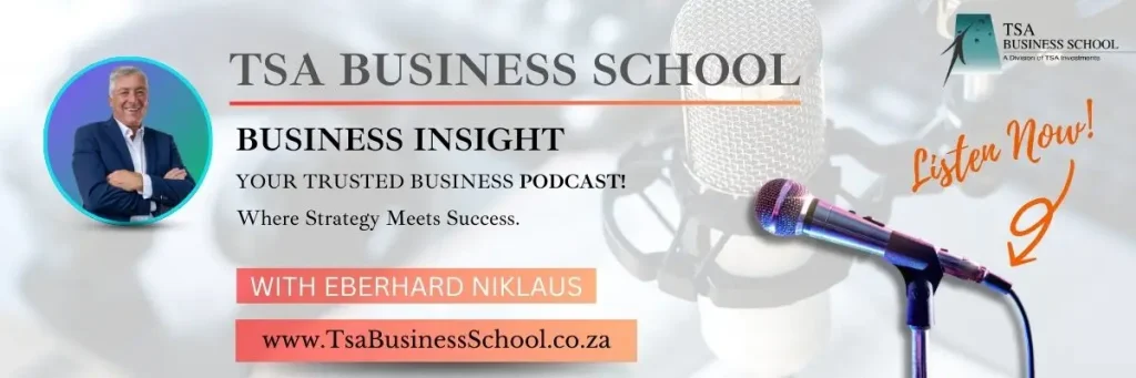 TSA Business School podcast offering tips to get unstuck with your marketing strategy.